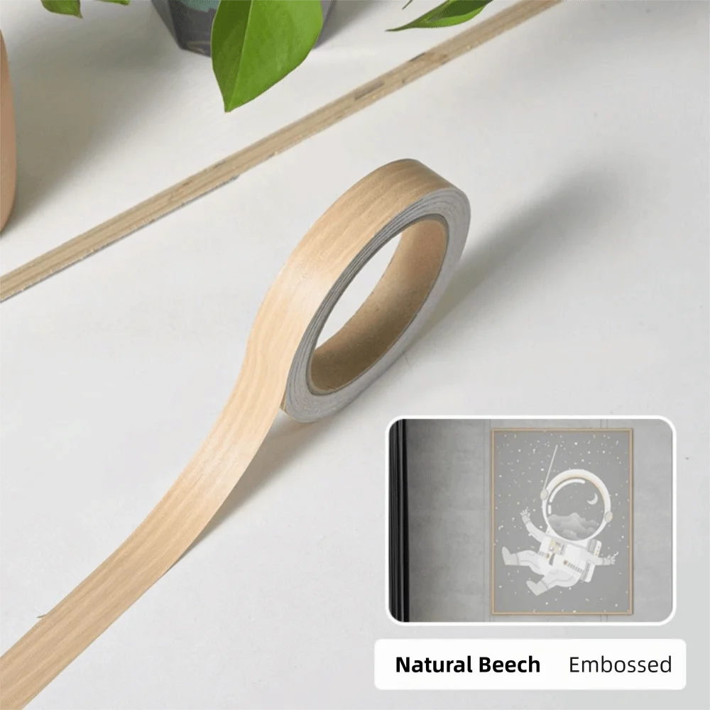 Wood Grain Veneer Edge Banding Tape – Self-Adhesive 2cm×10m