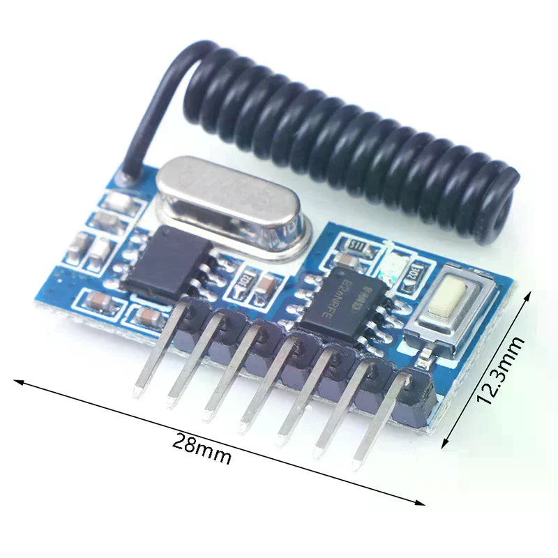 RX480E 433mhz RF Receiver Learning Code Decoder Module 433 mhz Wireless 4CH Output For Remote Controls Encoding Oasis Select