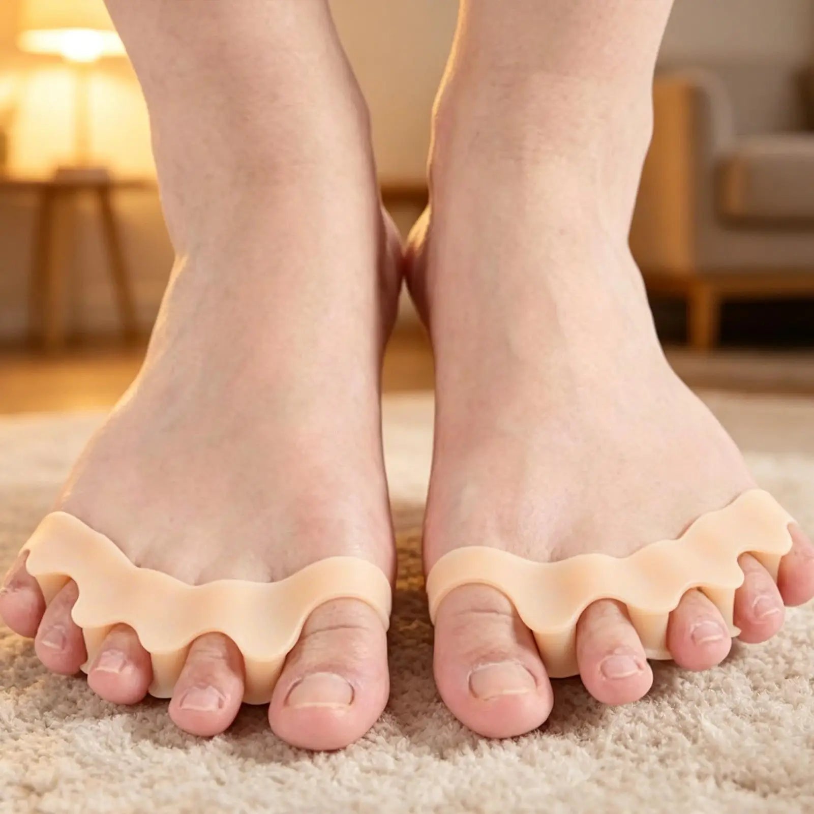 Silicone Toe Separator & Bunion Corrector – 1 Pair
