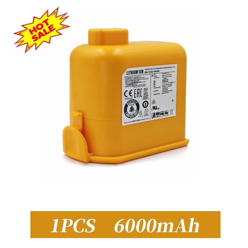 Replacement Battery6000mAh For LG Cord Zero A9 Max A9 Plus A9 Ultimate A9MULTI A9MULTI2X A9PETNBED Vacuum Cleaner EAC63382208 Oasis Select LG A9-6000mAh 1PCS