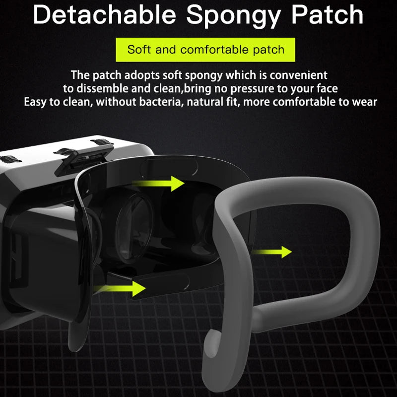 VR Headset Goggles for 4.7–7" Smartphones | 3D VR Glasses