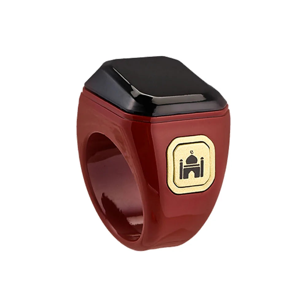 Smart Zikr Ring Digital Tasbih Counter | 5 Prayer Times & Qibla