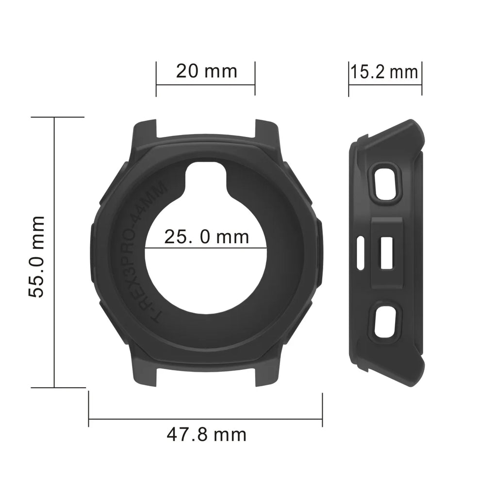 Silicone Case for Amazfit T-Rex 3 Pro 44mm Smartwatch Smartwatch Case Oasis Select
