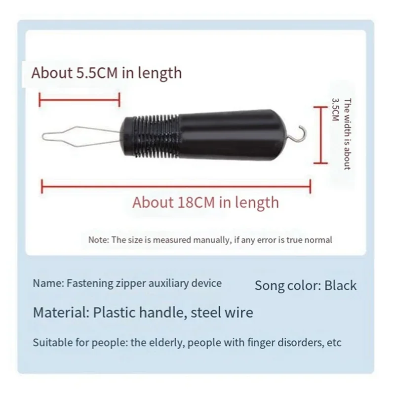 Dress Zipper Pull Helper With Non-Slip Grips To Help With Shirts, Coats, Button Hook Aids For The Elderly And Arthriti Oasis Select