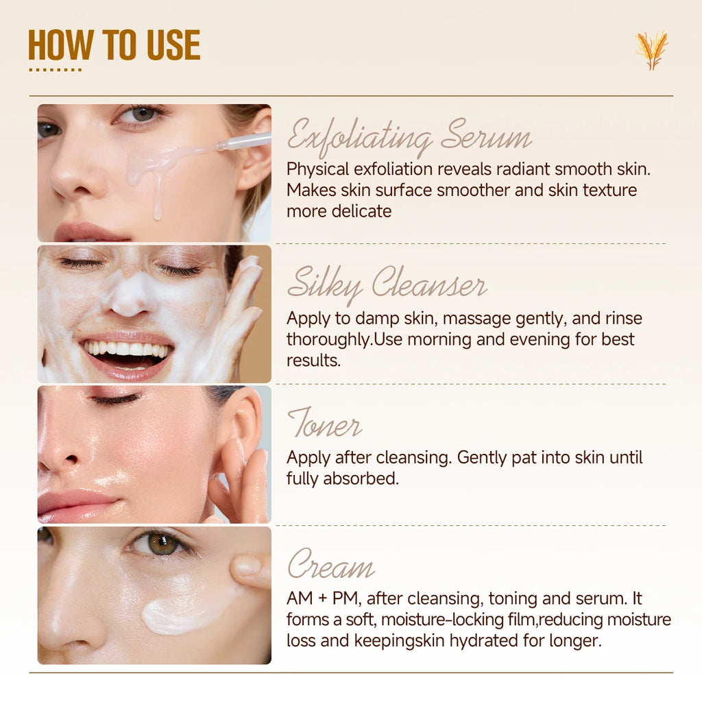Rich in rice extract, brightens the skin, moisturizes the skin, lightweight texture suitable for all skin types Oasis Select