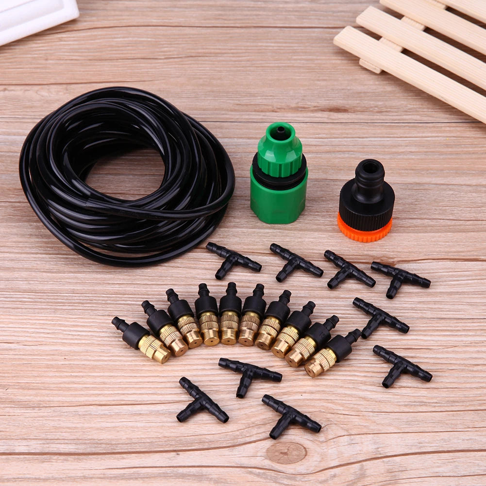 Water Irrigation Kit Set Adjustable Garden Water Irrigation Kit Equipment Watering Dripper Set Accessories for Balcony Flowerpot Oasis Select United States