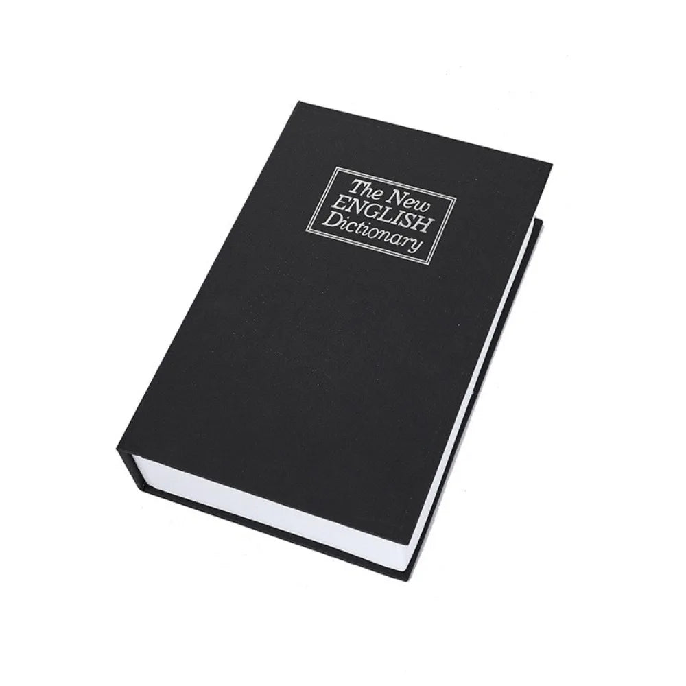 Creative Dictionary Book Money Boxes Piggy Bank With Lock Hidden Secret Security Safe Lock Cash Coin Storage Box Deposit Box Oasis Select Black-S