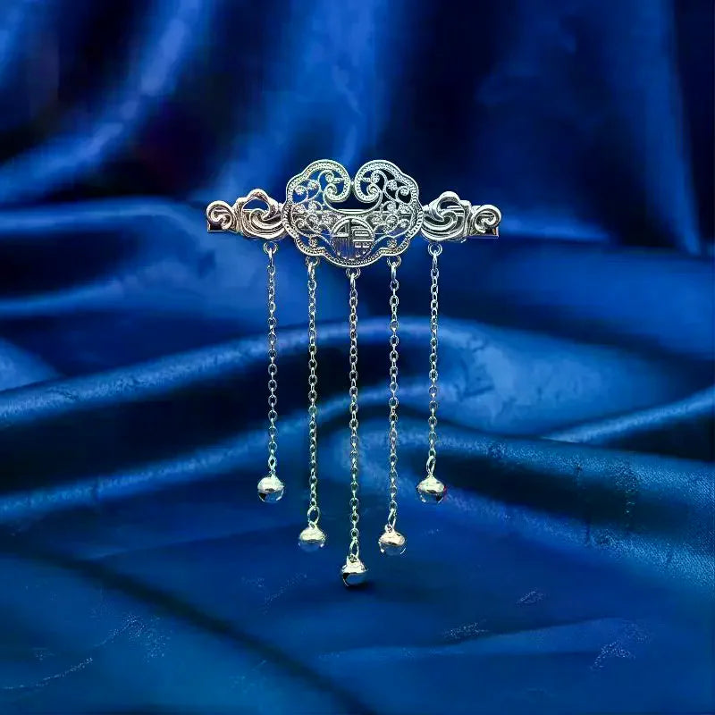 Tassel Bell Hair Clip – Vintage Chinese Style Hairpin Women Decorative Hair Clip Oasis Select
