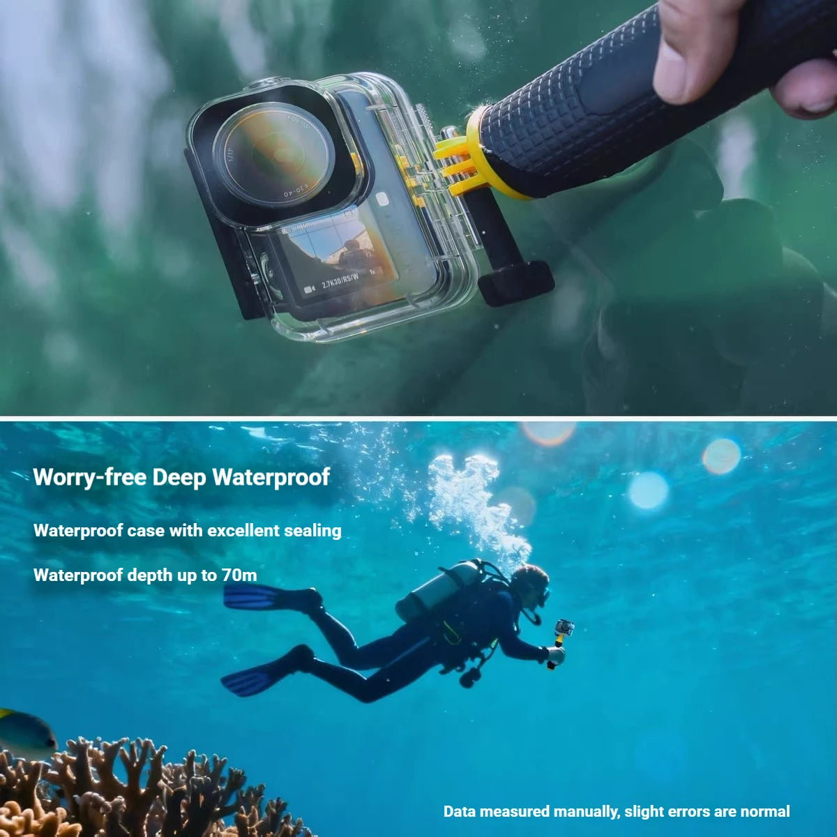 70M Waterproof Housing Case for DJI OSMO Action 6 – Dive Shell