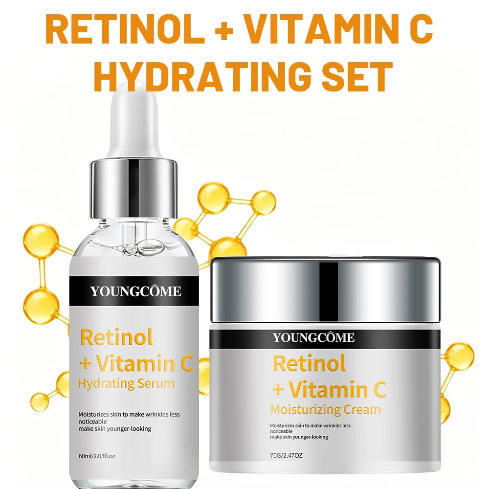 YOUNGCOME Retinol & Vitamin C Hydrating Face Serum Cream Face Serum Cream Oasis Select