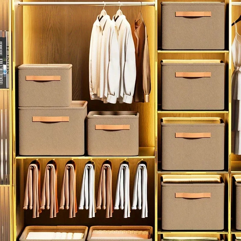 3pcs Underwear Organizer Box for Closet, Stackable Storage Containers for Socks Bras Pants, Drawer Dividers for Bedroom Cabinet Oasis Select
