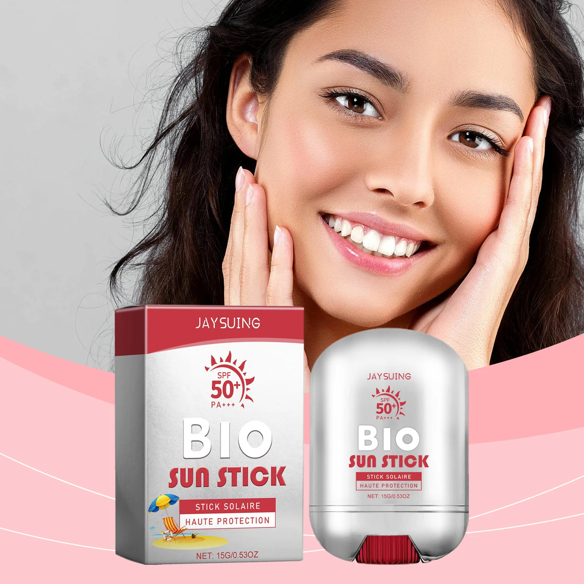 Jaysuing SPF 50+ UV Sunscreen Stick – Brightening & Moisturizing SPF Sunscreen Stick Oasis Select
