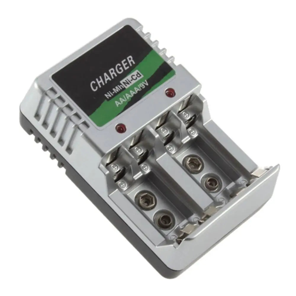 New 110V-240V Batteries AA AAA 9V Ni-Mh Ni-Cd EU Plug Rechargeable Battery Wall Charger Oasis Select