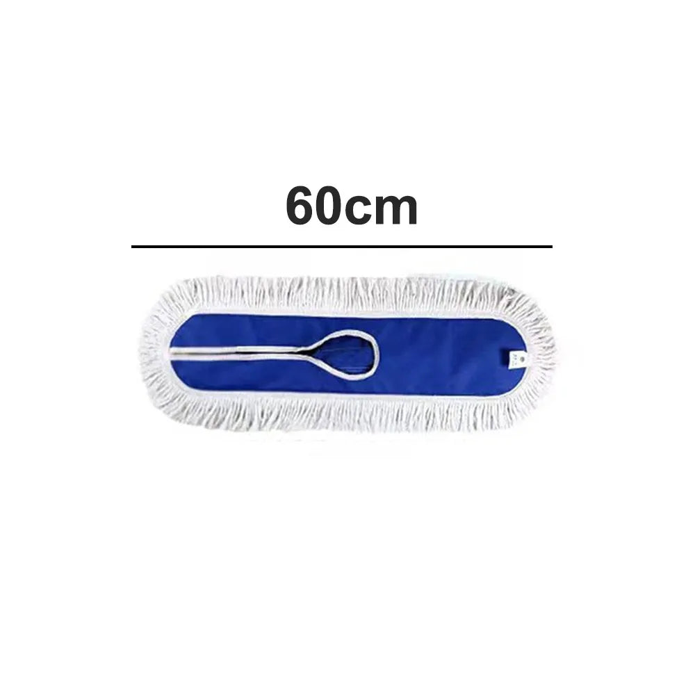 40/60/80/100/120cm Flat Mop Replacement Cloth Cotton Heavy Duty Floor Dust Mop Head Refill Removable Reusable Mop Accessories Oasis Select 60cm