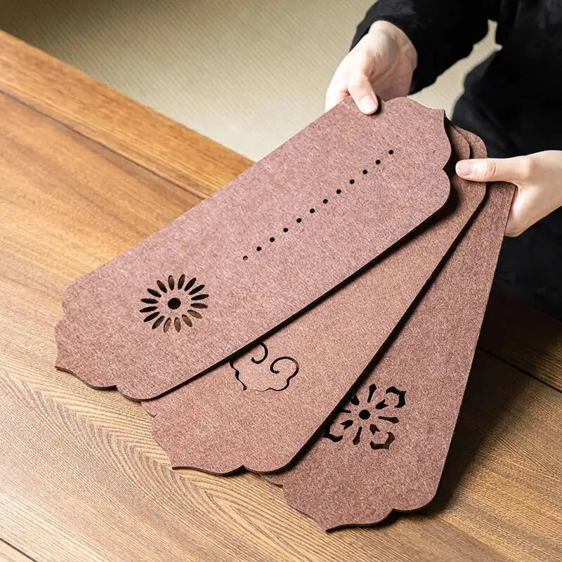 Waterproof Dry Bubble Mat Tea Mat Tea Seat Hollow Anti-scald Cup Mat Tea Tray Teapot Mat Oasis Select