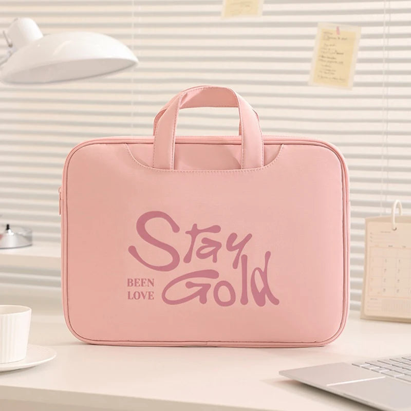 Cute 16 Inch Laptop Handbag Shockproof Notebook Bag For Macbook Air Pro 14 Huawei HP Lenovo Portable Travel Laptop Briefcase Bag Oasis Select A3