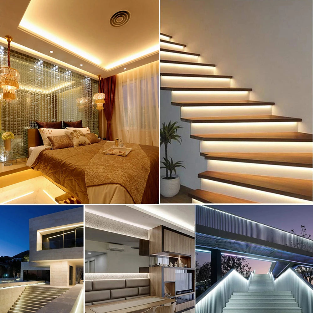 High Brightness 220V 2835 Led Strip Light 120LED/M 5M 10M 20M Waterproof Natural White Warm White For Decoration Room Living Oasis Select