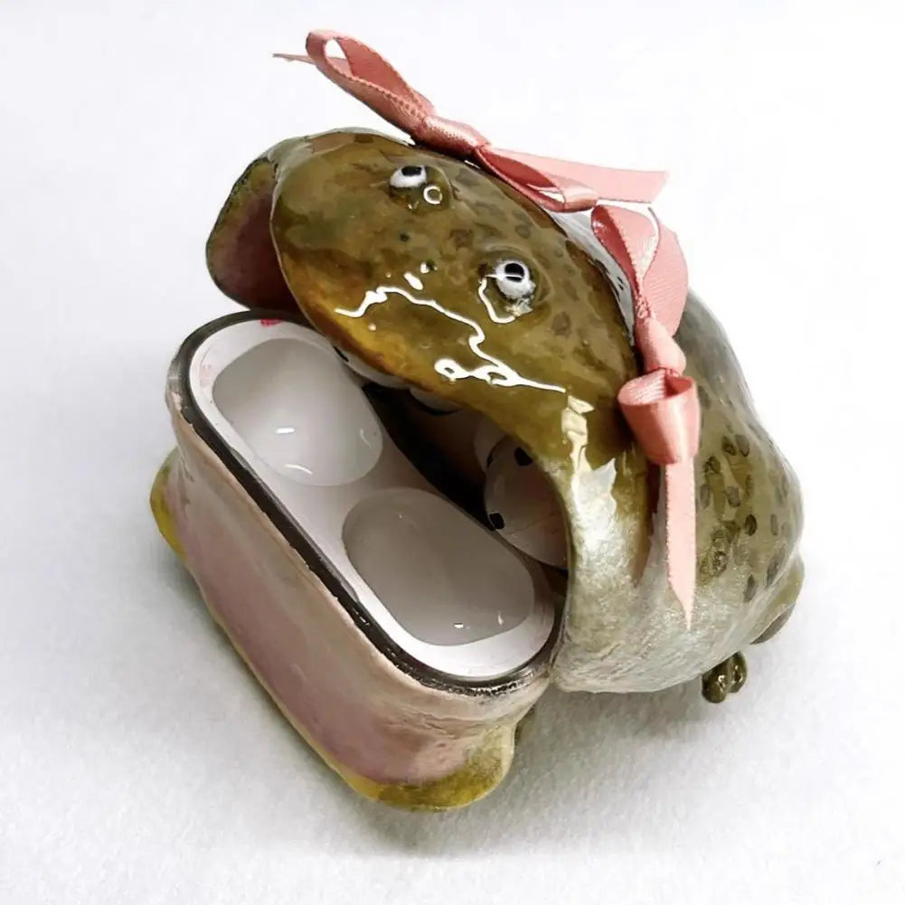 Handmade Ugly Frog AirPods Case – Cute Cover for AirPods 4 & Pro
