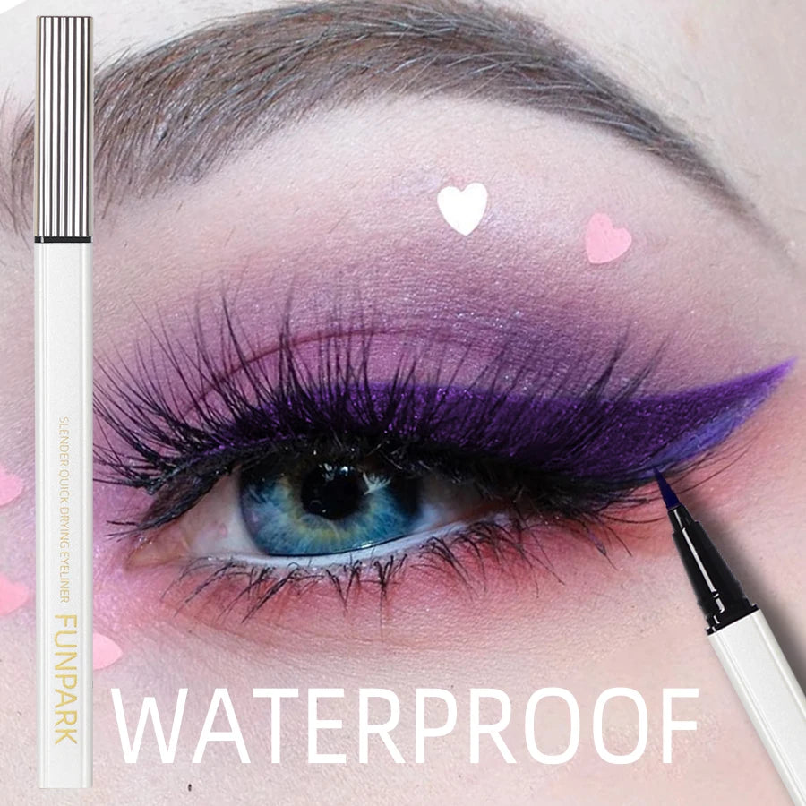 FUNPARK Purple Liquid Eyeliner Pen – Waterproof & Long-Lasting