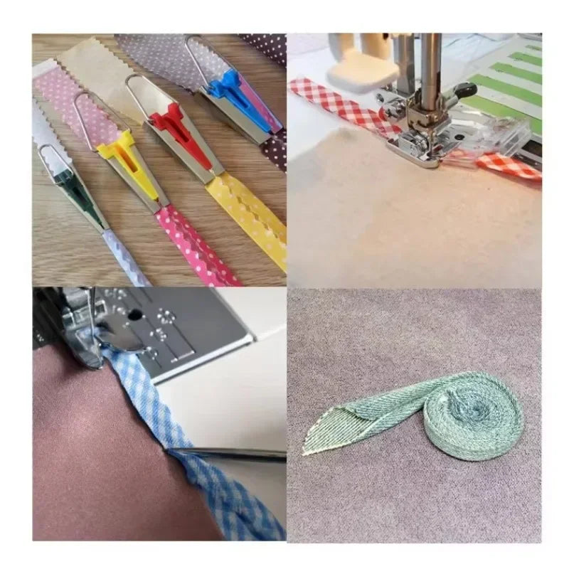 Sewing Accessories Bias Tape Makers - 4 size 25mm 18mm 12mm 6mm Sewing Quilting Hemming Sewing Tools Oasis Select