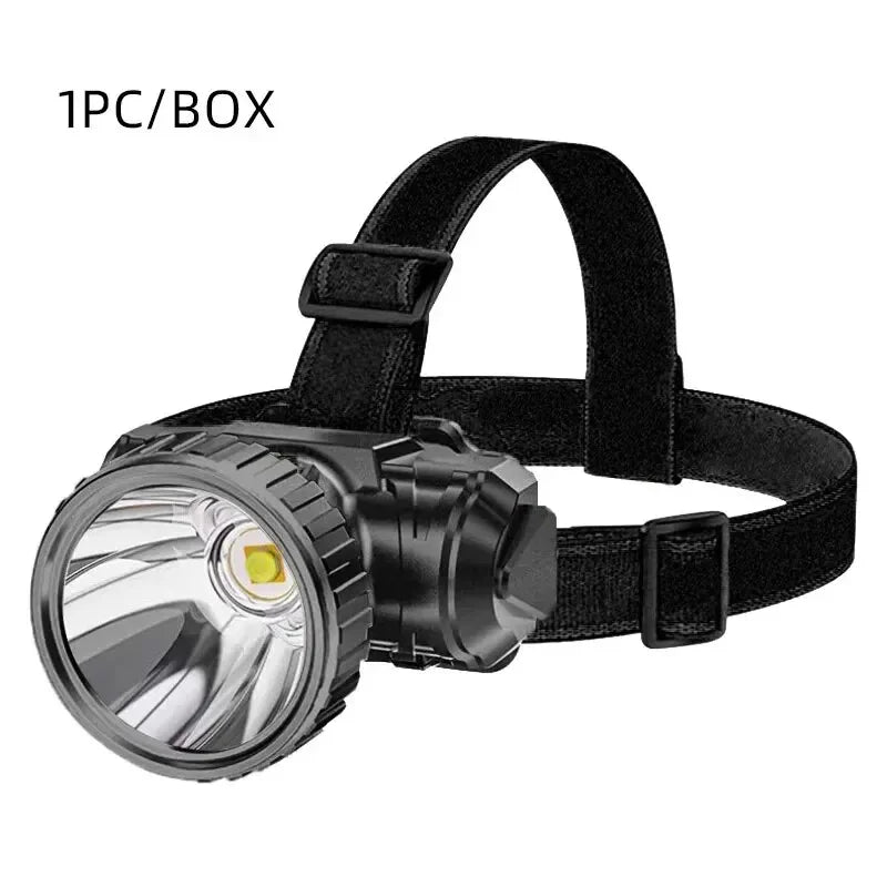 5-Head LED Headlamp | USB Rechargeable Waterproof Fishing Light