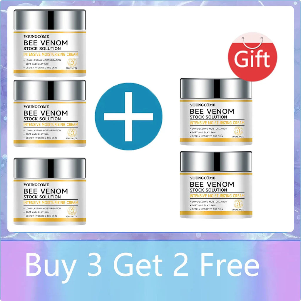 Bee Venom Wrinkles Remover Face Cream Venom Serum Tighten Firming Lifting Anti Aging Moisturizing Whitening Repair Skin Care new Oasis Select Serum 60ml SET-C