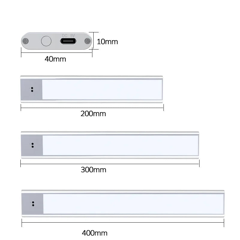 Rechargeable LED Under Cabinet Light | Dimmable 3-Colour Strip