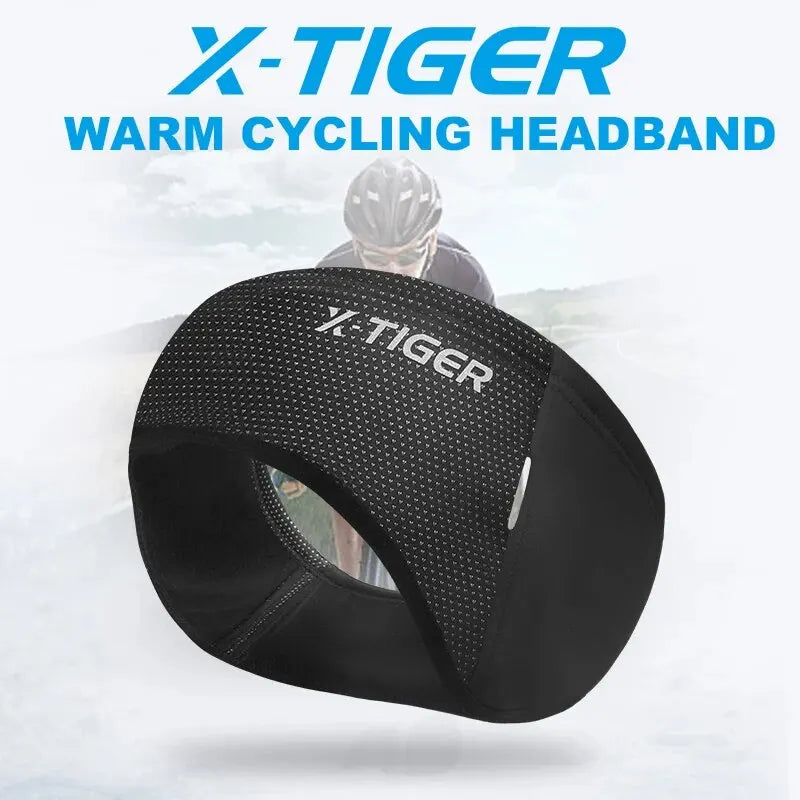 X-TIGER Man Cycling Cap Winter Fleece Windproof MTB Bicycle Balaclava Hats Warm Motorcycle Bike Cycling Hat Snow Headwear Oasis Select