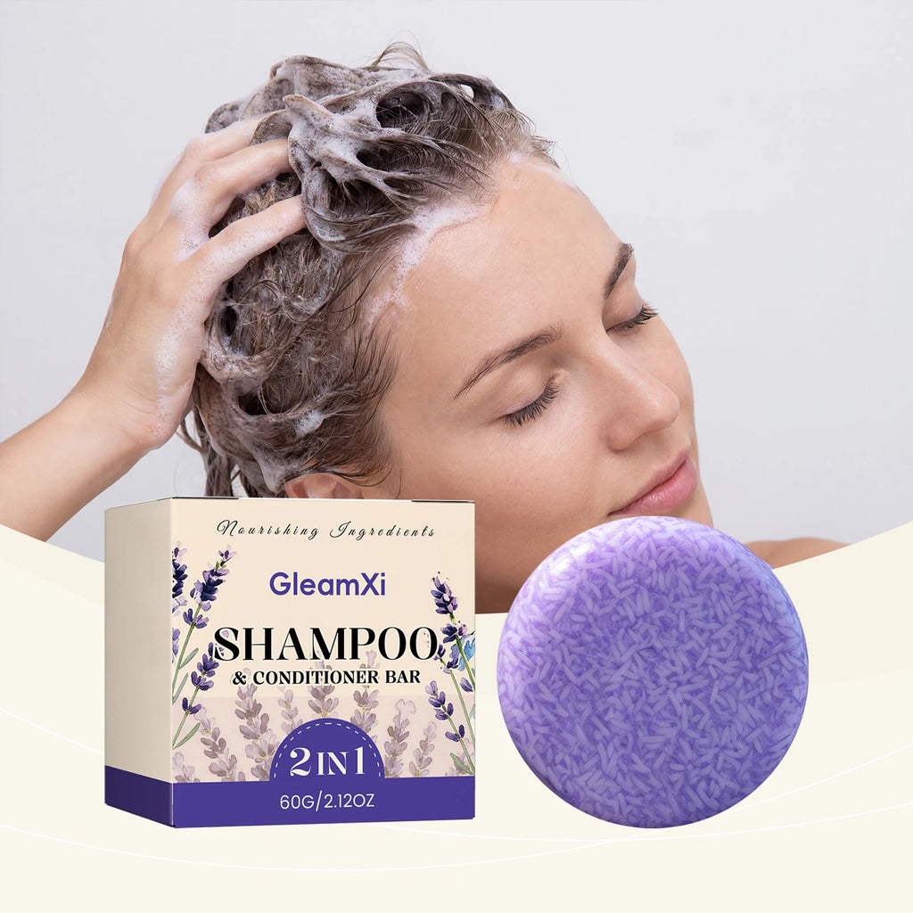 HOEGOA Lavender Shampoo Soap – Oil Control & Dandruff Bar Solid Shampoo Bar Oasis Select