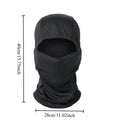 1pcs Summer Outdoor Camo Stretch Quick-Dry UV Protection Face Cover Breathable Comfortable Sun Protection Headgear for Cycling Oasis Select black