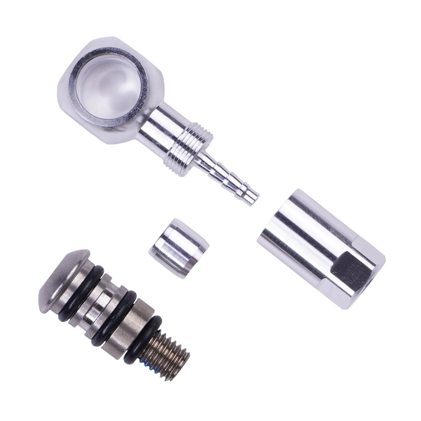 GOODTASTE Brake Banjo Fitting Brake System Upgrade Diameter 8mm Aluminium Alloy Brake Fitting Thread Length 7mm Oasis Select A