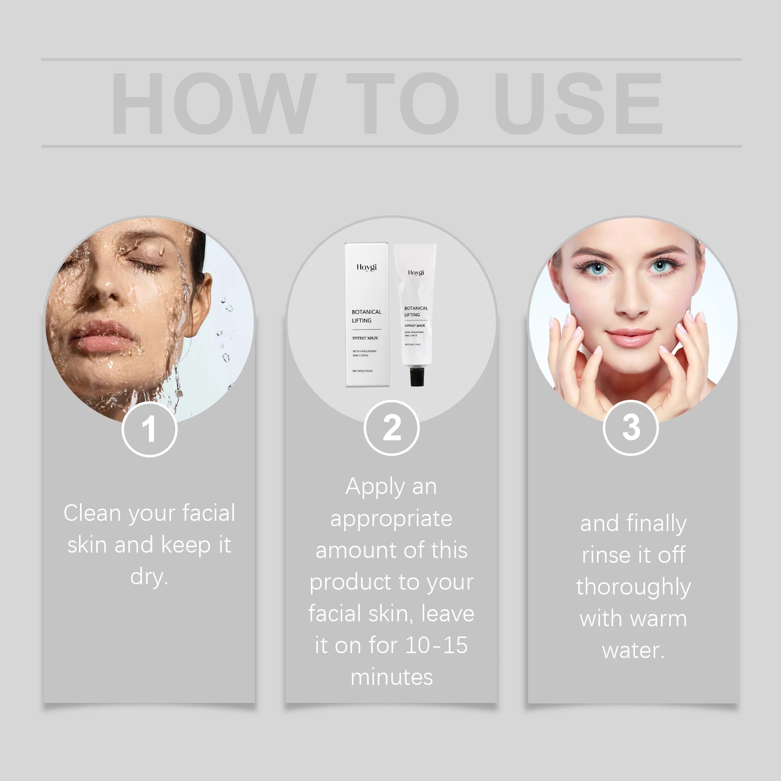 Hoygi Overnight Hydrogel Mask – Brightening & Anti-Wrinkle