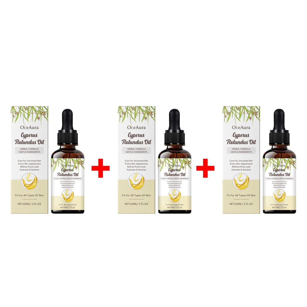 Cyperus Rotundus After Shave Oil Hair Growth Inhibitor Relieve Dry Skin Exfoliation Soothing Nourish Calming Hair Removal Oil Oasis Select 3pcs