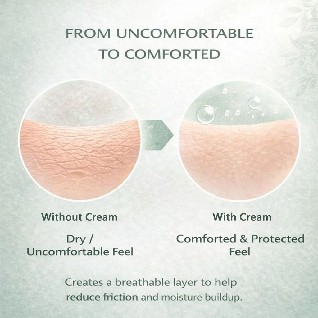 Skin Fold Soothing Cream Intertrigo Relief Helps Support Skin Comfort Moisture Friction Protection Fast-Drying Non-Greasy Smooth Oasis Select