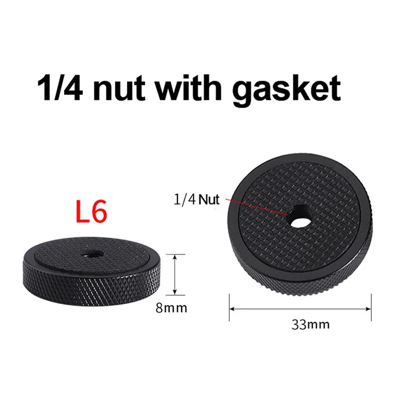Camera Screw Adapter 1/4 3/8 5/8" Tripod Hot Shoe Mount