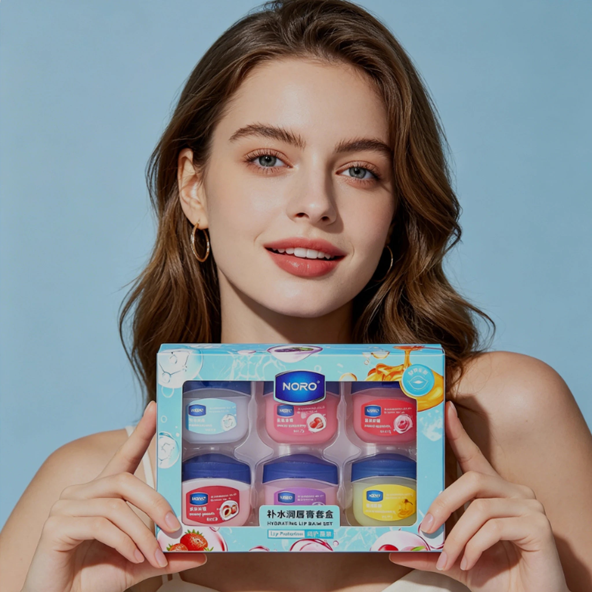6-Pack Fruity Moisturizing Lip Mask – Alcohol-Free, All Skin Types Lip Mask Set Oasis Select