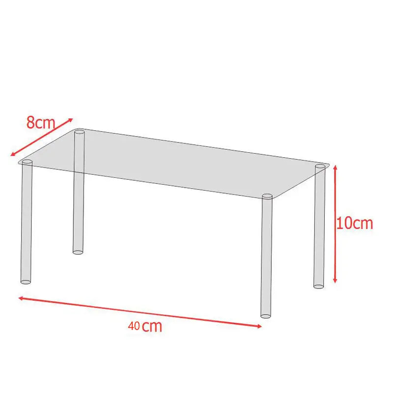4-Tier Acrylic Display Shelf for Figures, Jewelry & Collectibles