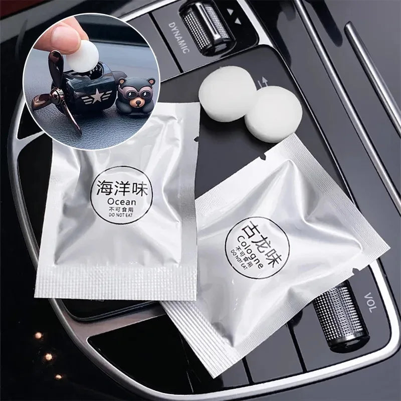 5/10/15pcs Air Freshener Tablets Refill Solid Perfume Aromatherapy Tablets Car Air Vent Fragrances Flavor Diffuser Car Interior Oasis Select