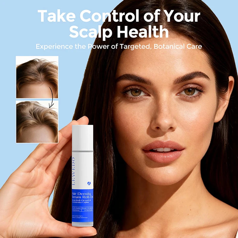 LEWEDO Rosemary Roll-On Hair Serum – Anti-Frizz & Oil Control