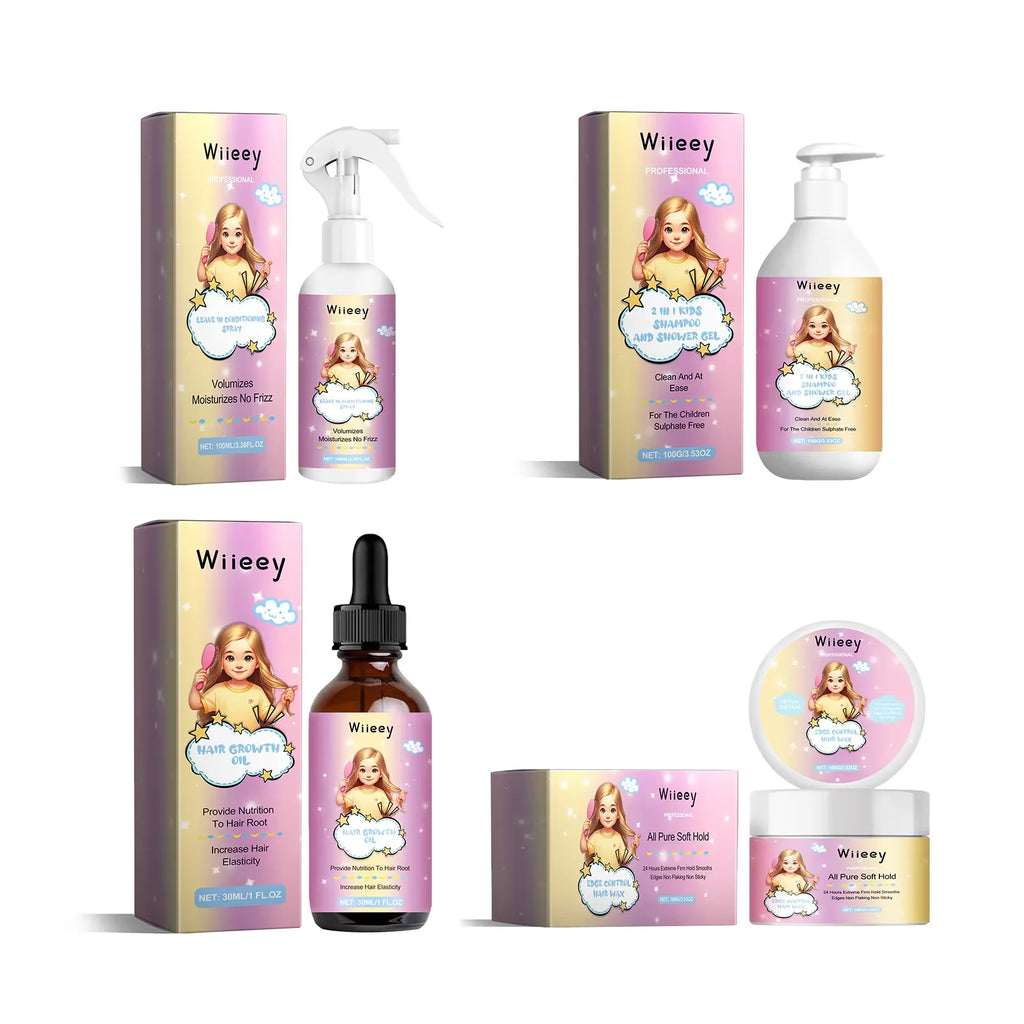 Wiieey Hair Edge Control Spray & Finishing Cream – Frizz Fix Hair Styling Cream Oasis Select 1set boxed