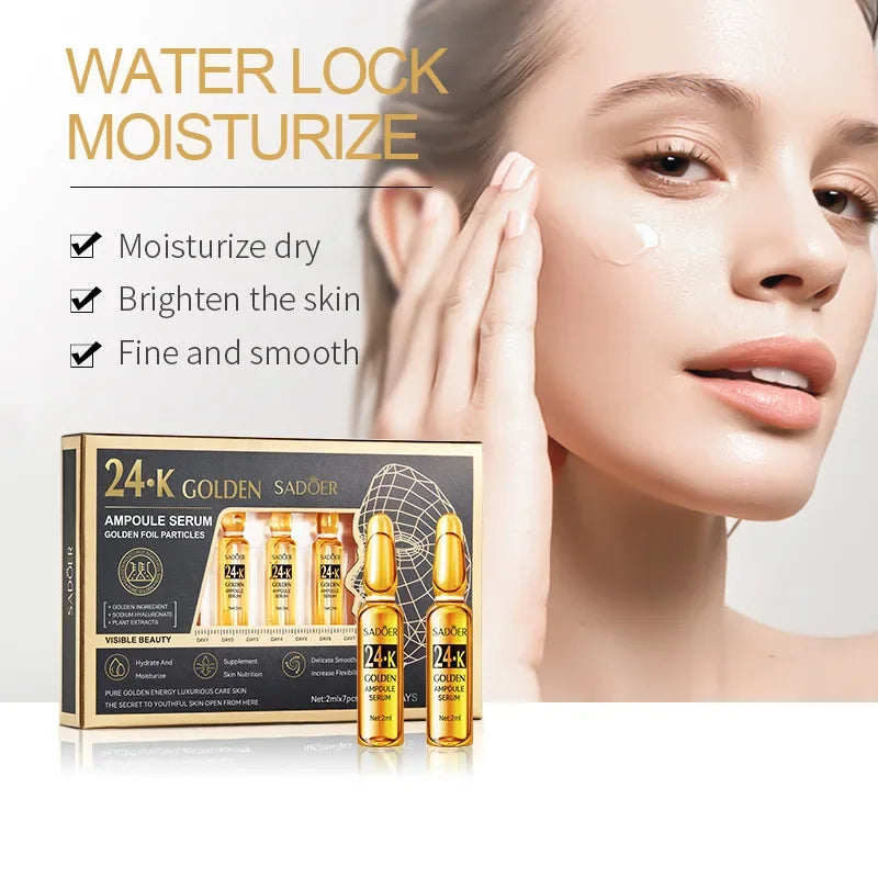 24K Gold Facial Serum – Moisturizing & Nourishing Skin Essence
