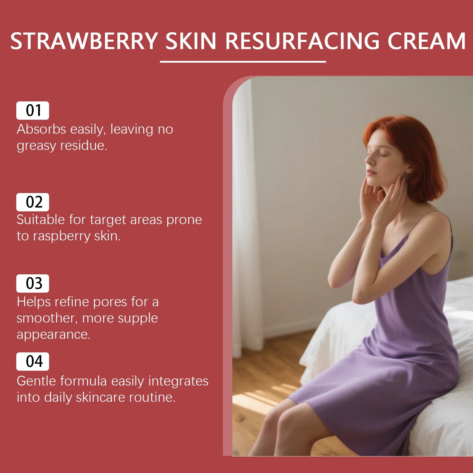 OceAura Strawberry Body Butter Cream – Brightening Moisturizer Body Butter Cream Oasis Select