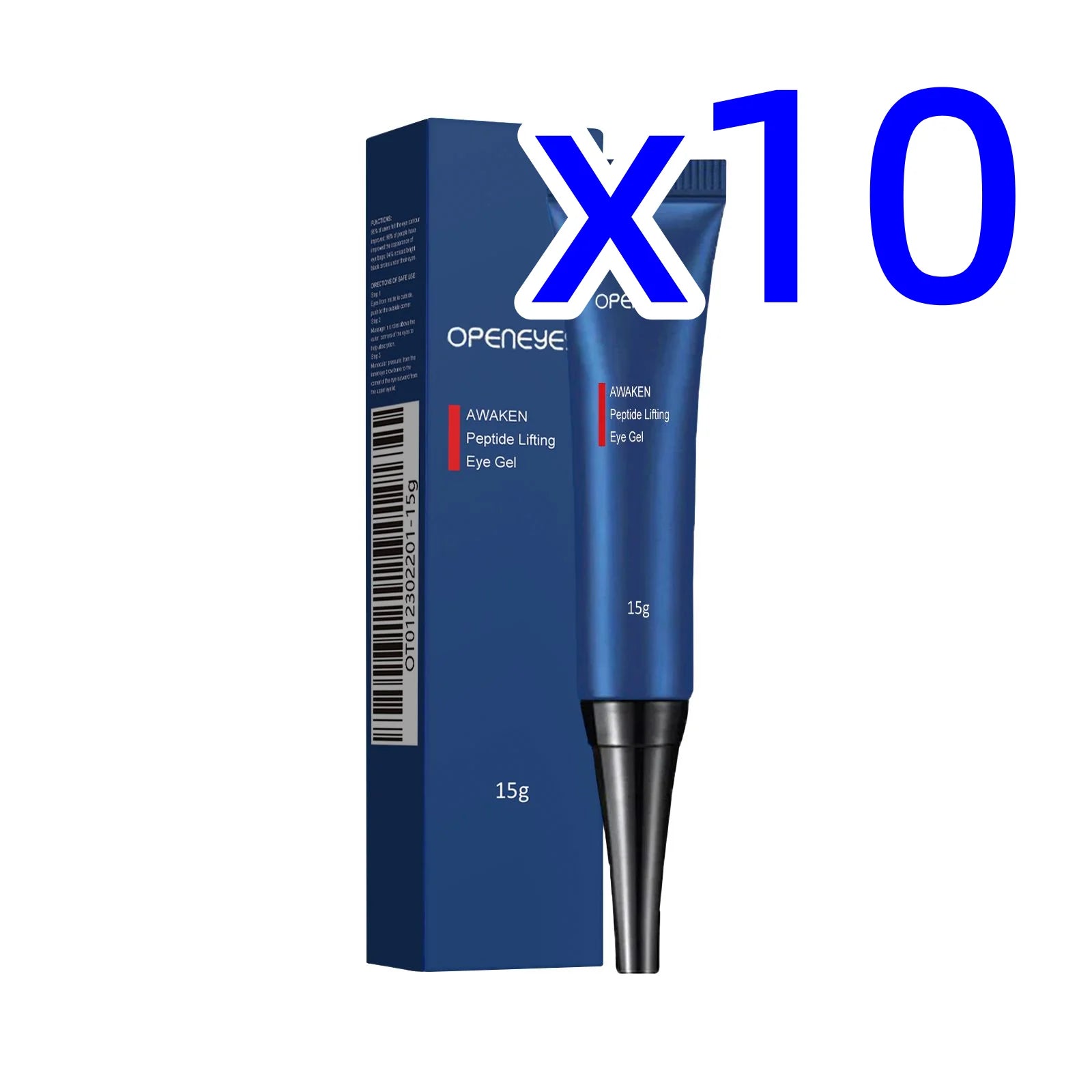 Retinol Eye Cream Fade Eye Bags Smooth Wrinkles Reduce Dark Circles Lift Firm Skin Hydrate Nourish Men Daily Use Eye Firm Cream Oasis Select 15g Boxed X 10PCS