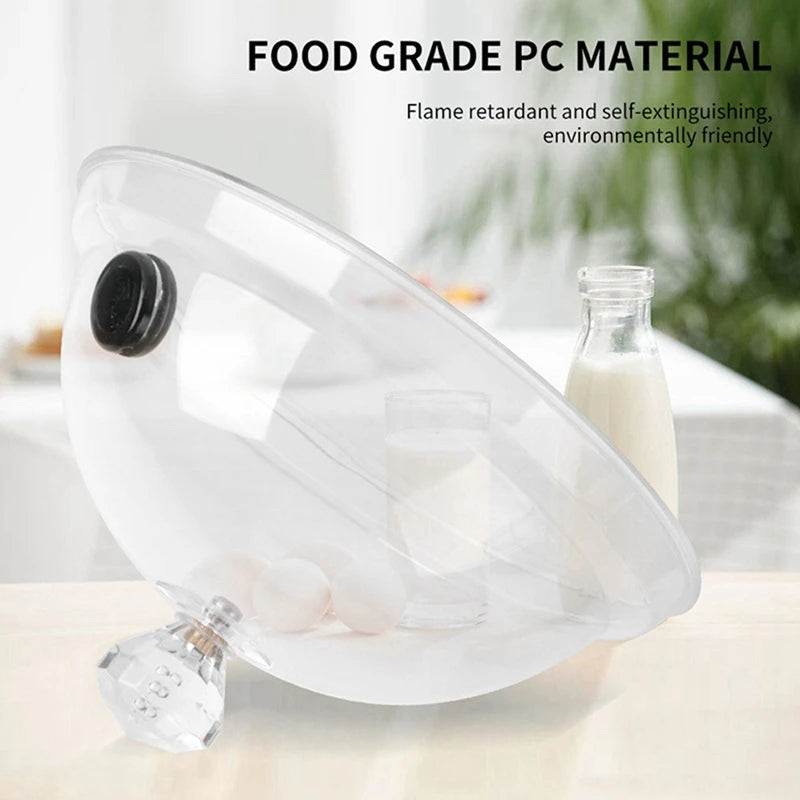Molecular Cuisine Smoke Hood Food Grade Lid Dome Cover For Smoker Accessory Smoke Infuser Cake Steak Cover Durable C Oasis Select