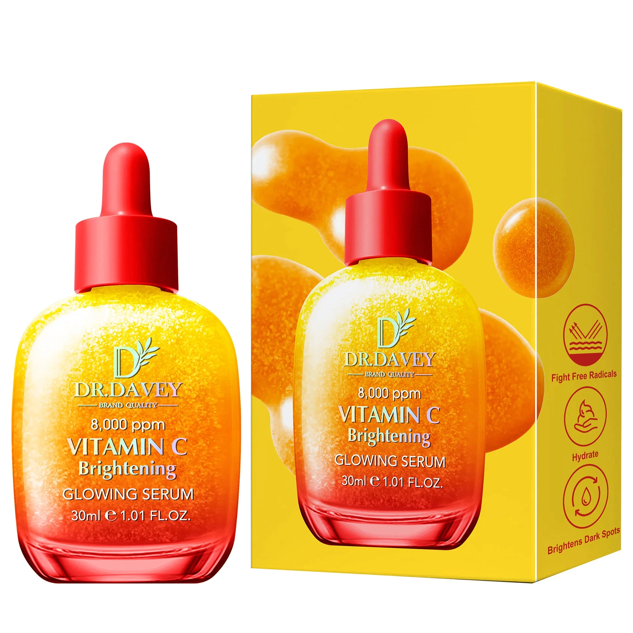 DR.DAVEY Vitamin C Brightening Face Serum 30ml | Unisex