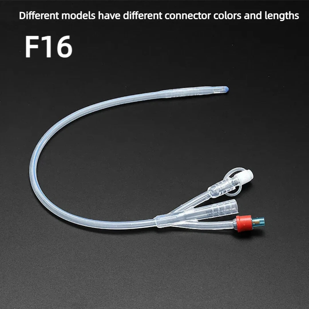 1 Piece 2 Way 3 Way Urinary Disposable Silicone Foley Catheter Flushing Tube Teaching Consumables Oasis Select A7