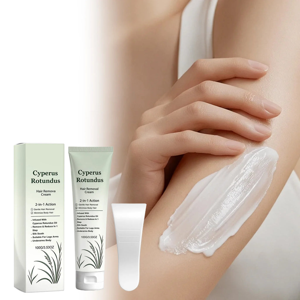 Cyperus Rotundus Hair Removal Cream – Gentle Depilatory 100g