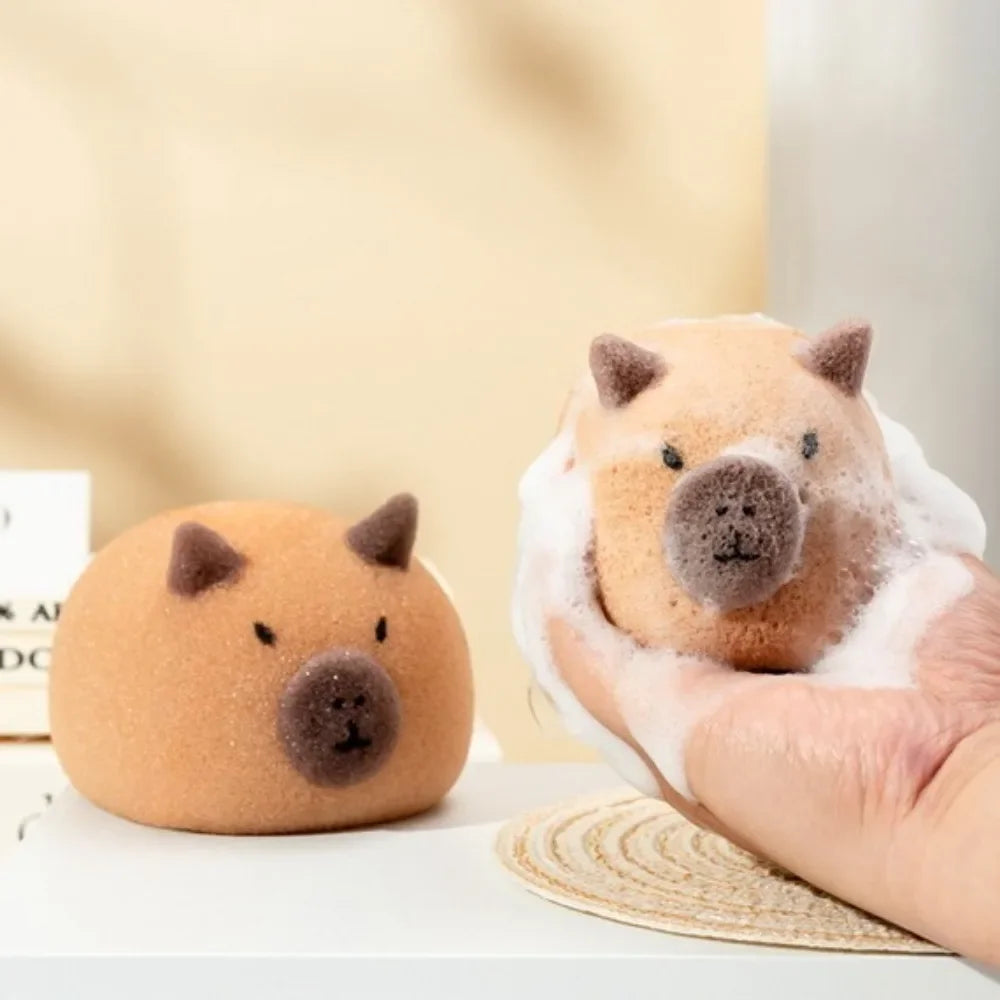 Animal Shaped Bath Sponge Ball Soft Foaming Back Scrubber for Gentle Exfoliating and Massage Cleaning Tool Oasis Select