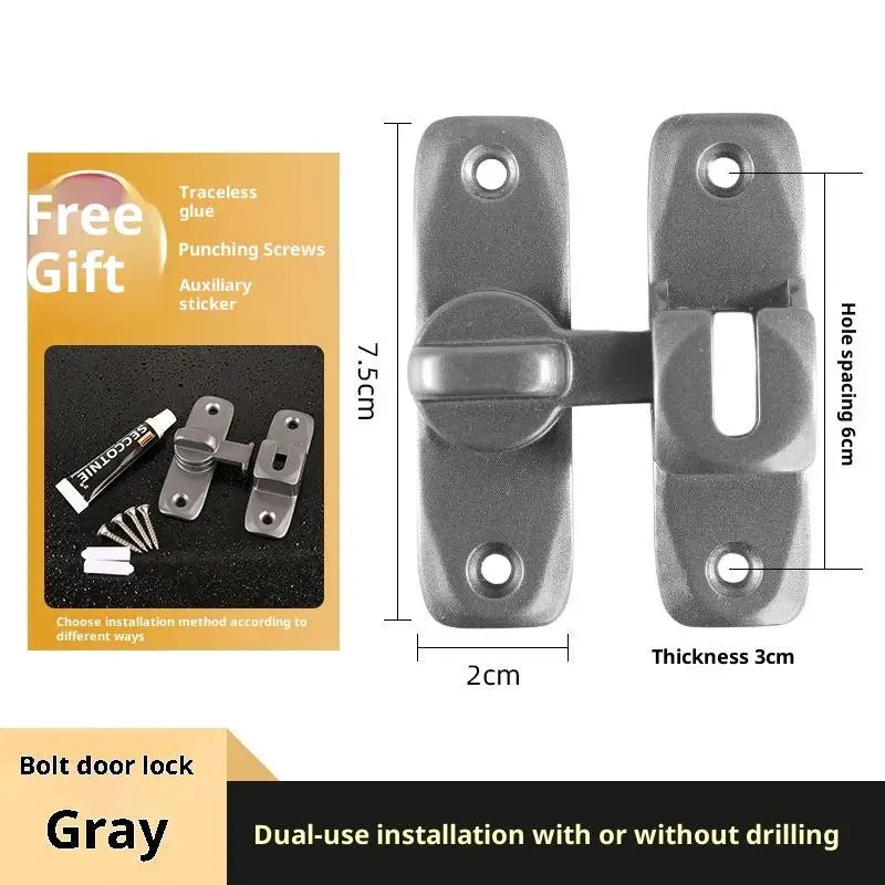 Zinc Alloy 90° Sliding Door Latch | Luminous Barn Gate Bolt