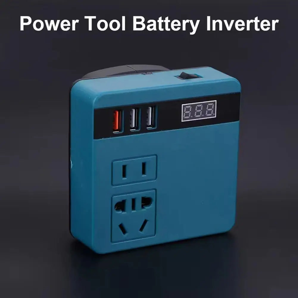 120W Battery Inverter for Makita & DeWalt DC to AC 220V